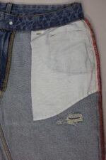 Rbtdenim Men’s Distressed Light Blue Straight Fit Jeans - Image 6