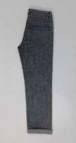 Rbtdenim Men’s Vintage Blue Patterned Distressed Jeans - Image 5