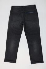 Rbtdenim Men’s Washed Black Slim Fit Ripped Jeans – Street Style Distressed Denim - Image 3