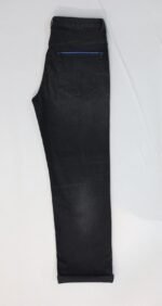 Rbtdenim Men’s Washed Black Slim Fit Ripped Jeans – Street Style Distressed Denim - Image 7