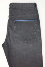 Rbtdenim Men’s Washed Black Slim Fit Ripped Jeans – Street Style Distressed Denim - Image 8