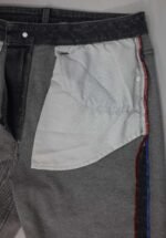 Rbtdenim Men’s Black Flared Distressed Jeans – Retro Washed Denim Style - Image 10