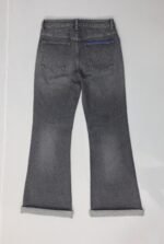 Rbtdenim Men’s Black Flared Distressed Jeans – Retro Washed Denim Style - Image 3