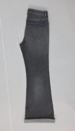 Rbtdenim Men’s Black Flared Distressed Jeans – Retro Washed Denim Style - Image 7